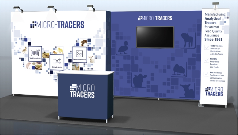 Tradeshow Booth Design for Micro-Tracers